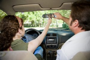 Teen Driver - Adjusting Mirror