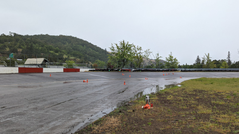 wet autocross event